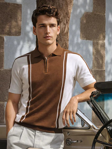 Luxury Polo Neck Premium Cotton T-Shirt