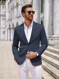 Casual Knit Two Buttons Suit Jackets