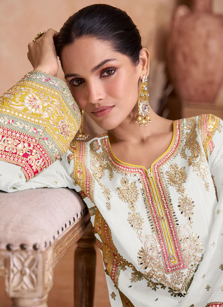 Royal Elegance Embroidered Ethnic Suit Set