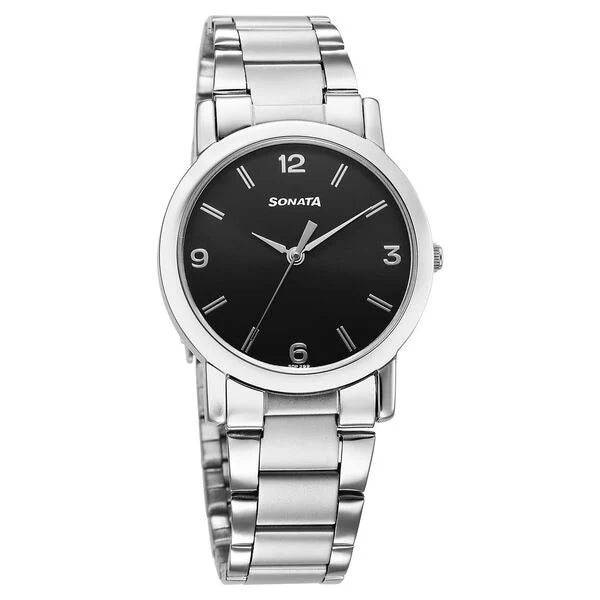 Classic Stainless Steel Wrist Watch