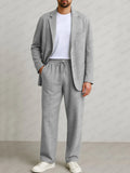 Casual Comfy 2-Piece Suit Set
