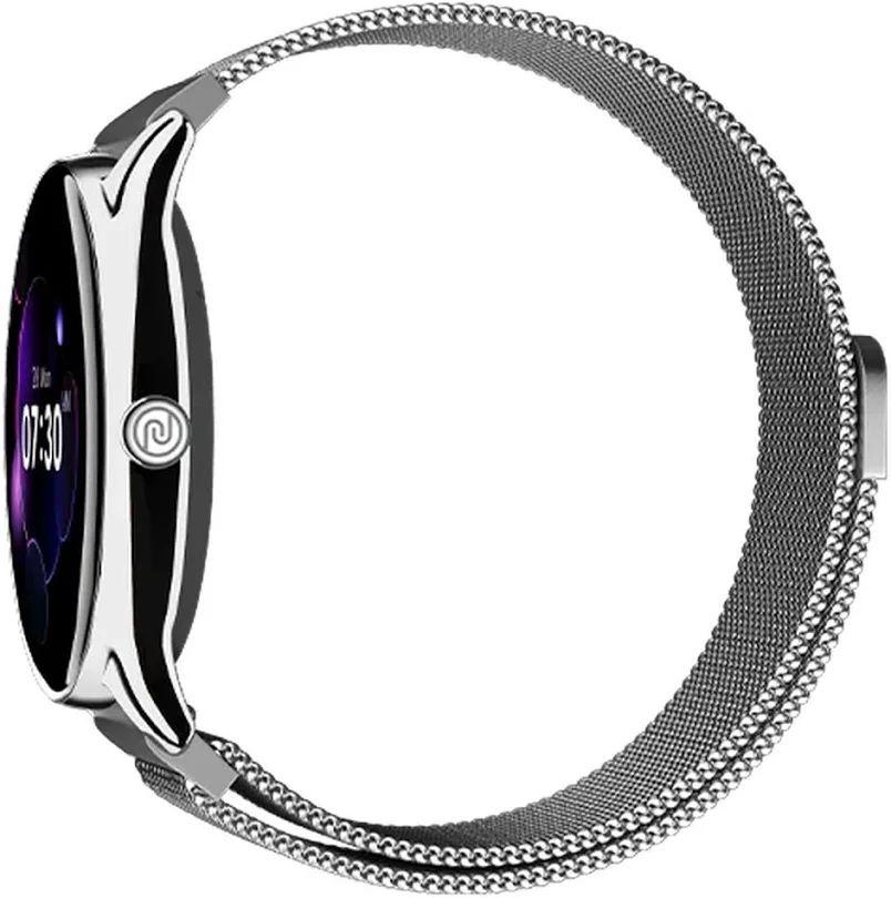 Premium metal strap smartwatch with calling and smart features