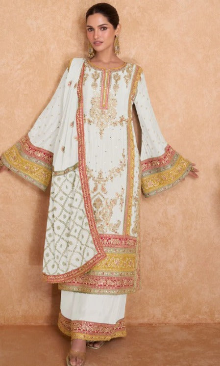 Royal Elegance Embroidered Ethnic Suit Set